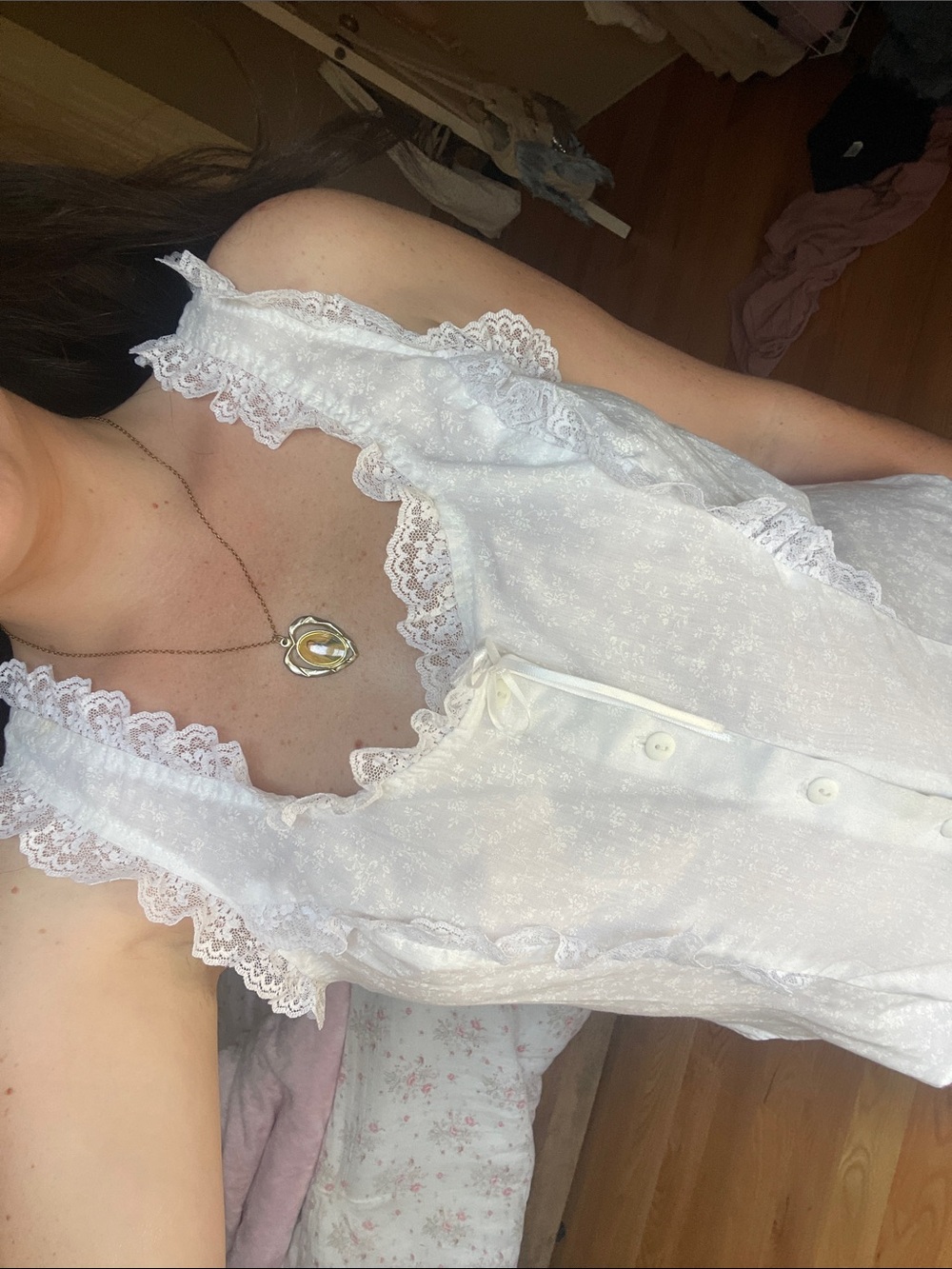 VINTAGE COQUETTE TOP